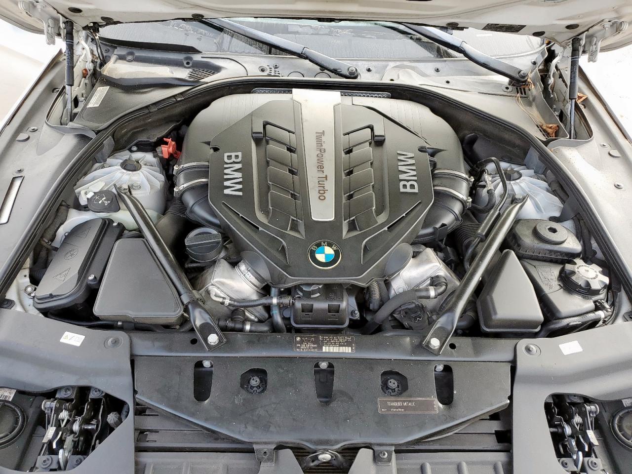 2012 Bmw 650 I Silver vin: WBALZ3C50CC397608