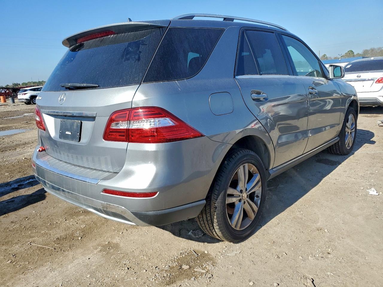 2015 Mercedes-benz Ml 350 Gray vin: 4JGDA5JB9FA608853