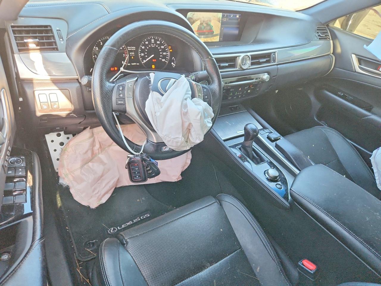 2015 Lexus Gs 350 Black vin: JTHCE1BL9FA007493