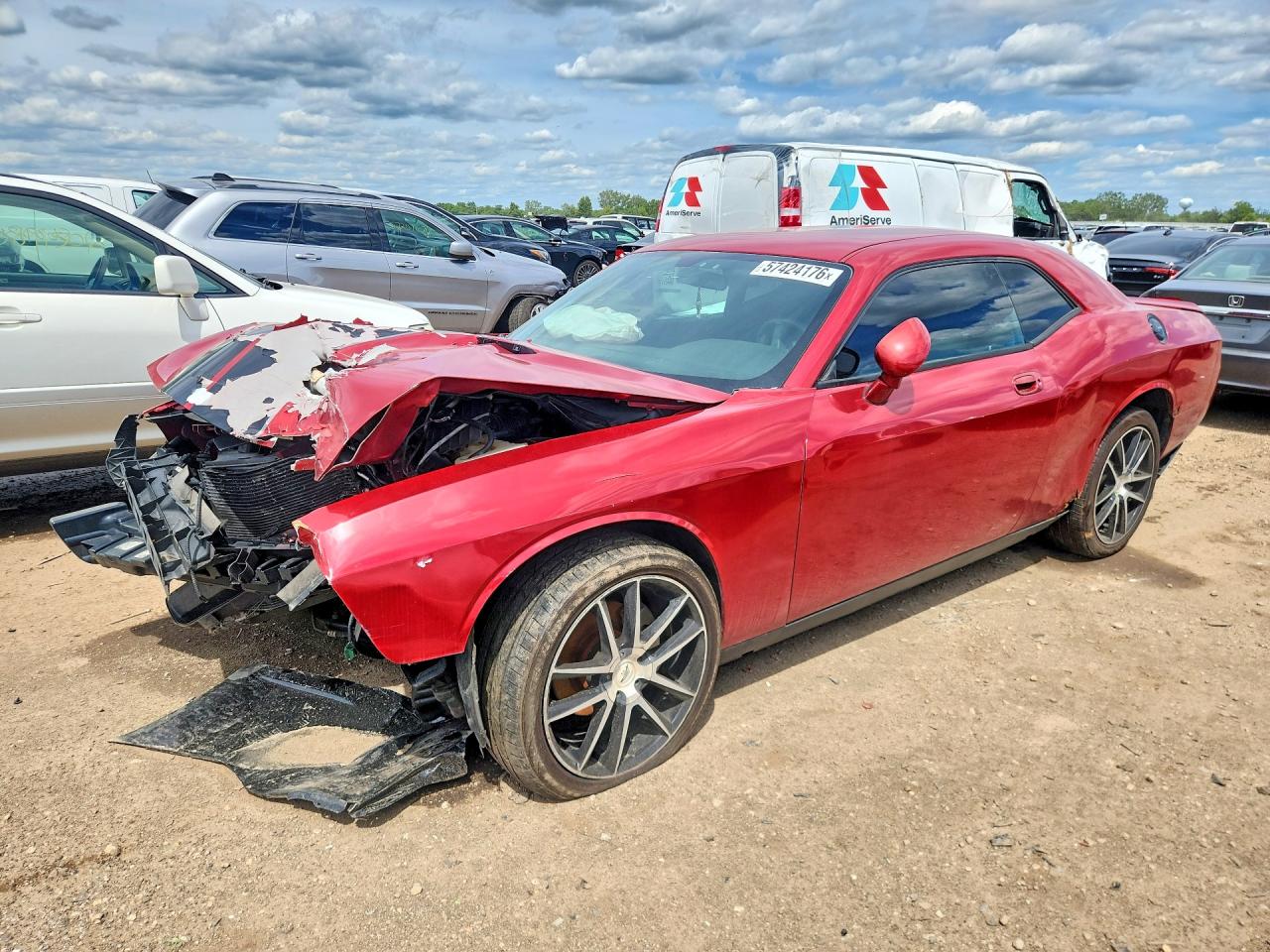 2010 Dodge Challenger Se Red vin: 2B3CJ4DV5AH259914