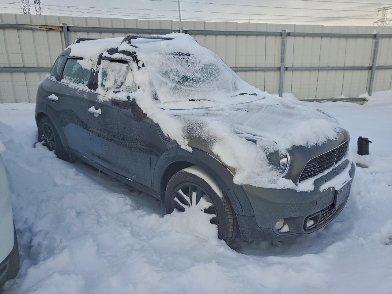 2014 Mini Cooper S Countryman Gray vin: WMWZC5C53EWP41523