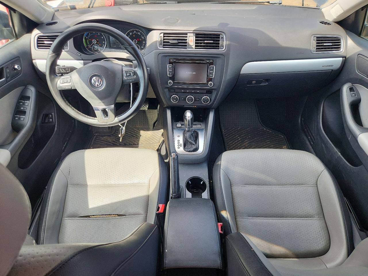 2013 Volkswagen Jetta Hybrid Gray vin: 3VW637AJ8DM263208