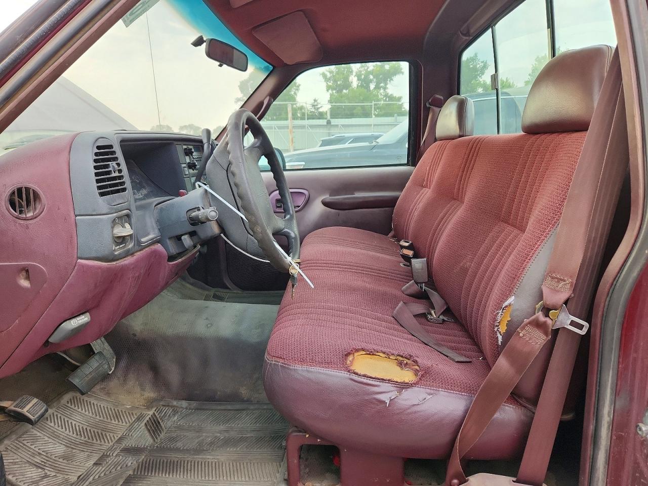 1995 Gmc Sierra C1500 Maroon vin: 1GTEC14Z1SZ501943