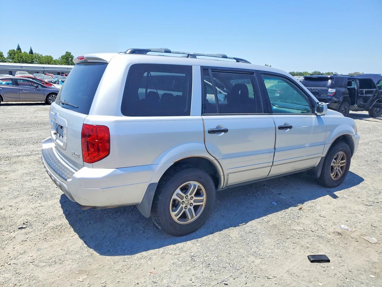 2004 Honda Pilot Exl Серебряный vin: 2HKYF18654H583268
