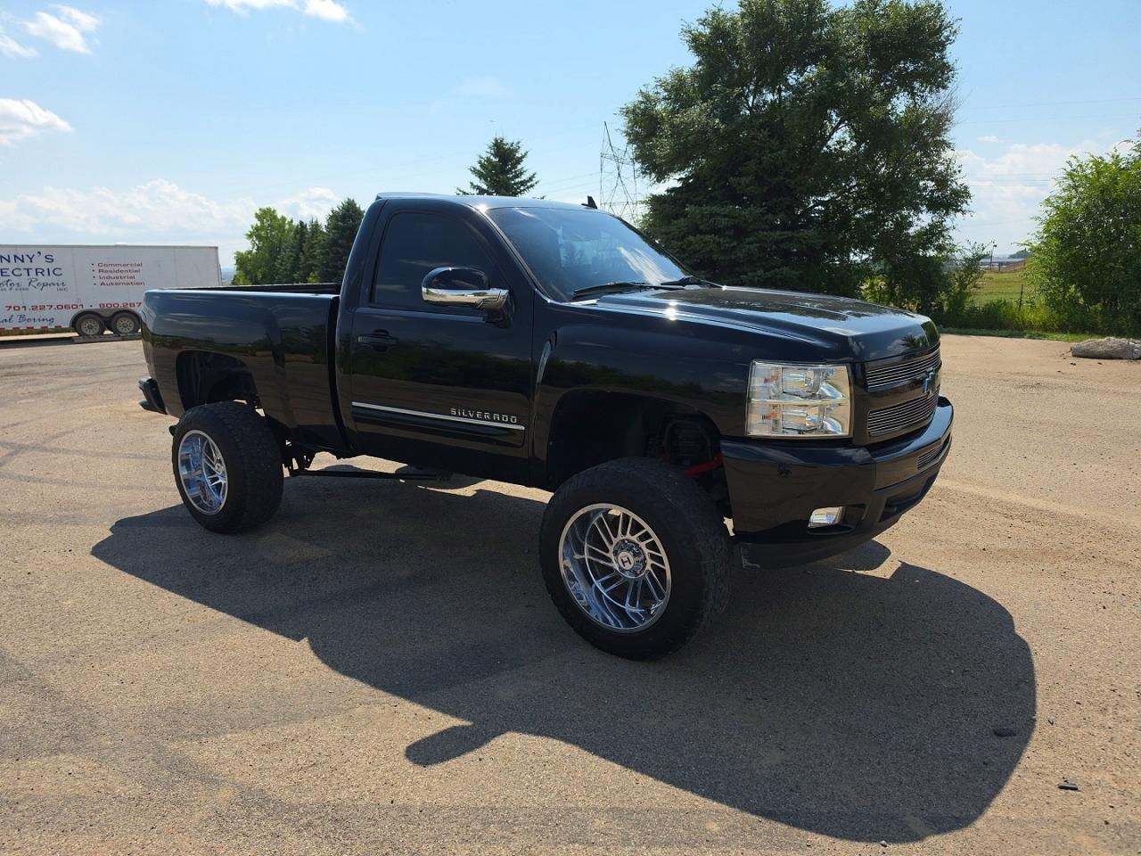 2007 Chevrolet Silverado K1500 Black vin: 1GCEK14007Z568223
