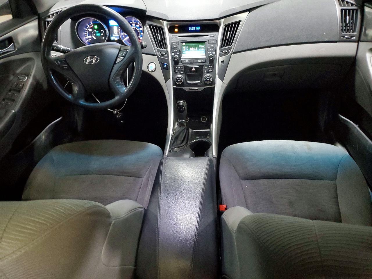 2014 Hyundai Sonata Hybrid Silver vin: KMHEC4A42EA113757