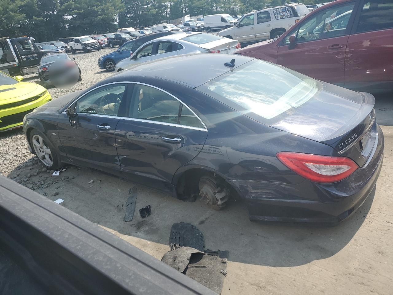 2012 Mercedes-benz Cls 550 4matic Синий vin: WDDLJ9BB2CA044941