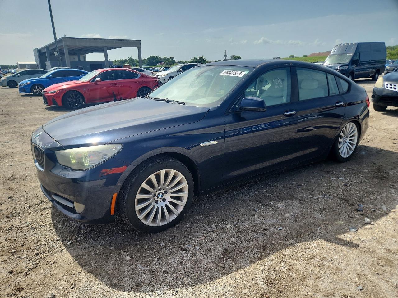 2011 Bmw 535 Gt Blue vin: WBASN2C57BC201471