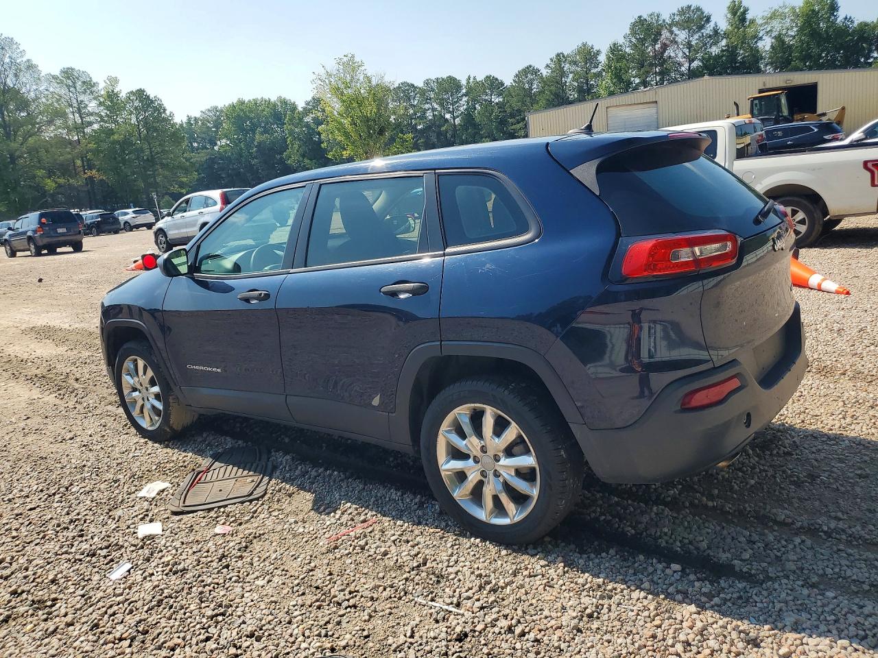 2014 Jeep Cherokee Sport Blue vin: 1C4PJLAB3EW144157