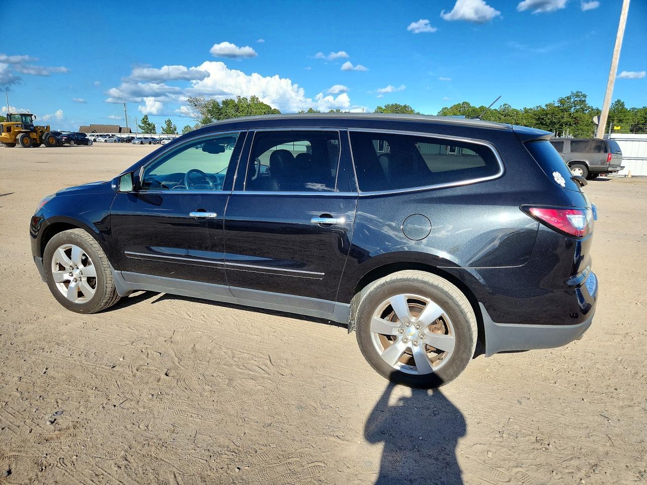 2014 Chevrolet Traverse Ltz Черный vin: 1GNKRJKD4EJ206113