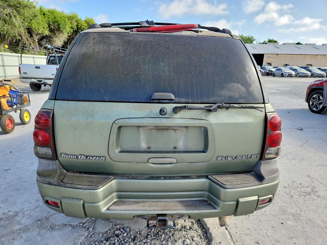 2004 Chevrolet Trailblazer Ls Green vin: 1GNDS13S142396083