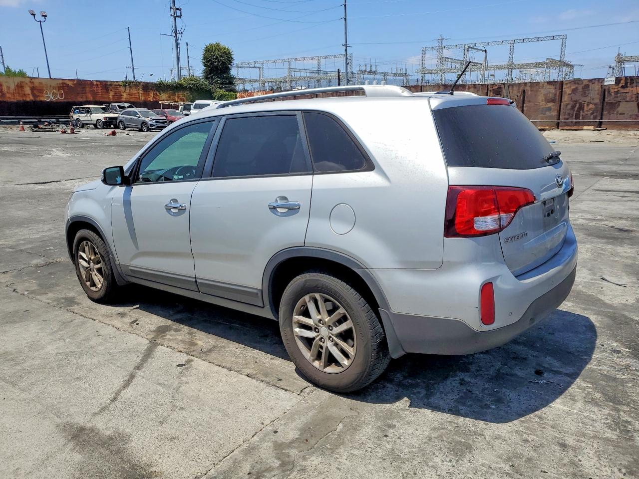 2014 Kia Sorento Lx Silver vin: 5XYKT4A62EG533169