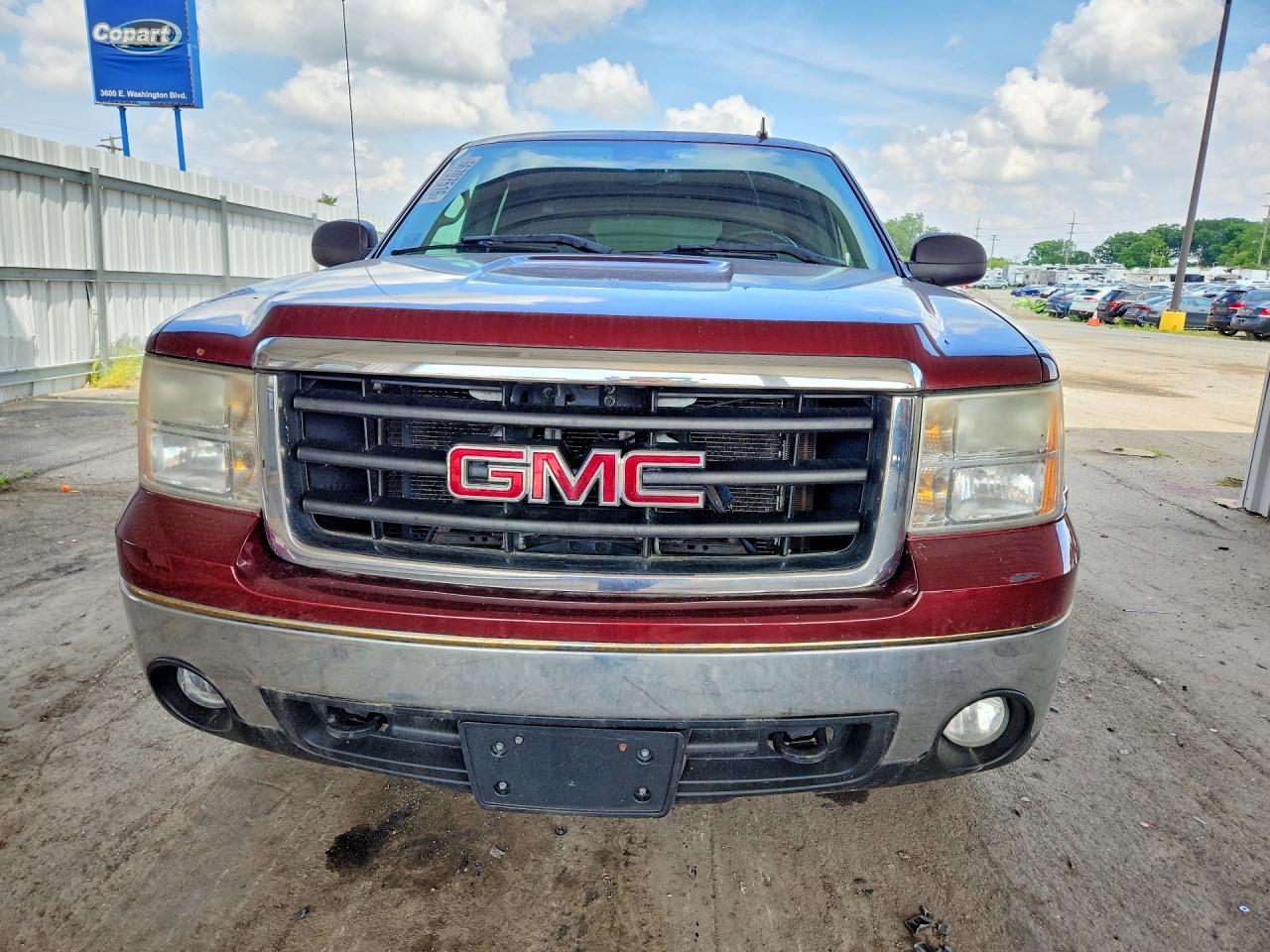 2008 Gmc Sierra K1500 Burgundy vin: 1GTEK19008Z145250