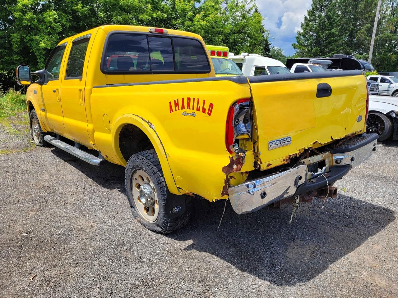2006 Ford F350 Srw Super Duty Yellow vin: 1FTWW31P36EA97521