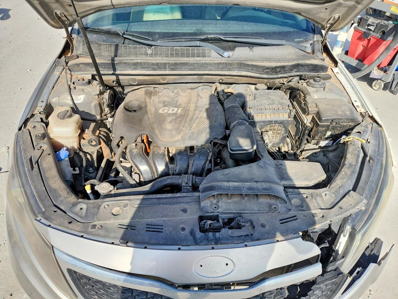 2012 Kia Optima Ex Silver vin: 5XXGN4A74CG051409