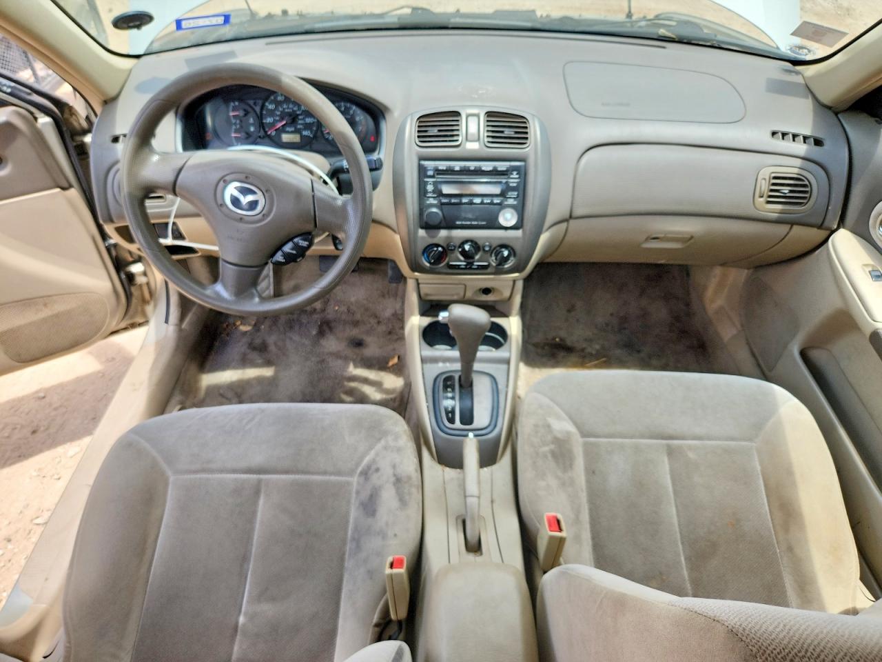 2003 Mazda Protege Dx Бежевый vin: JM1BJ225731198746