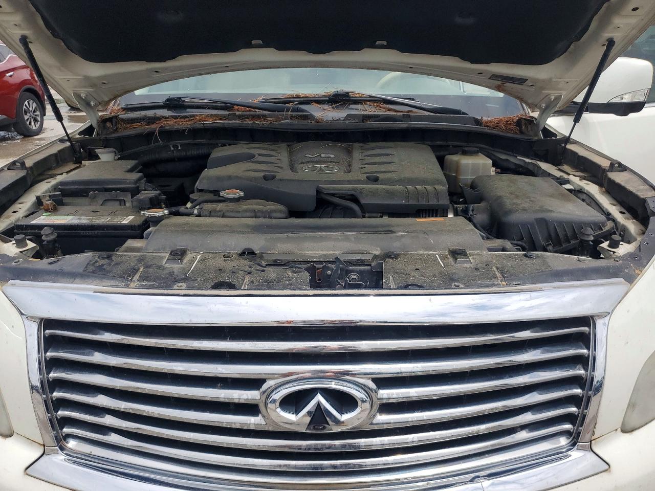 2014 Infiniti Qx80 Base White vin: JN8AZ2NE5E9064486