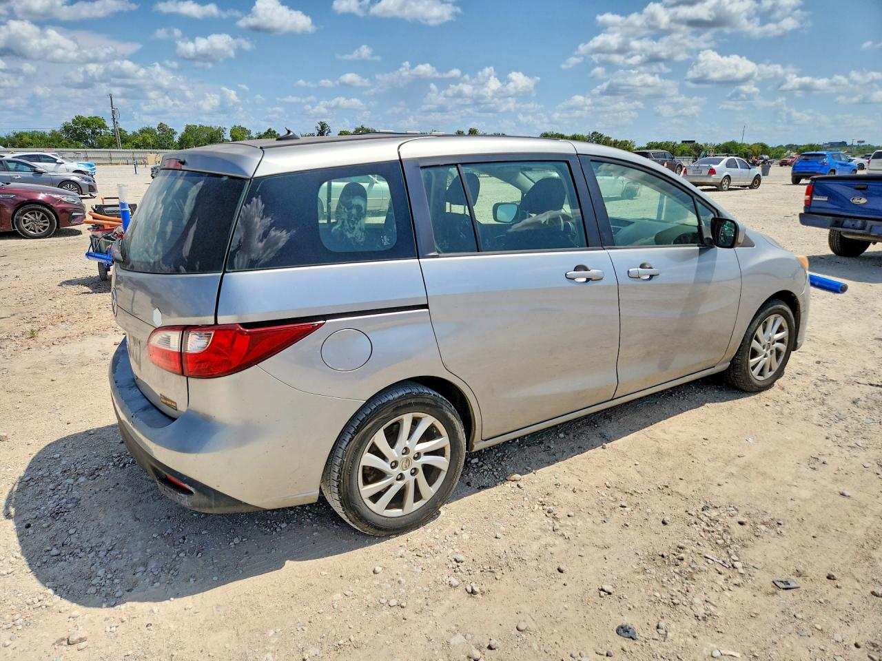 2012 Mazda 5 Silver vin: JM1CW2BL4C0125358