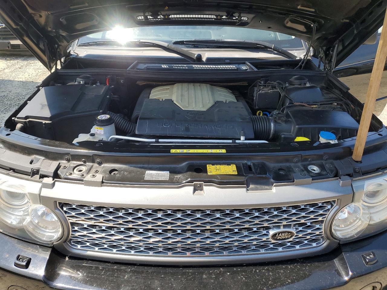 2008 Land Rover Range Rover Supercharged Black vin: SALMF13428A283567
