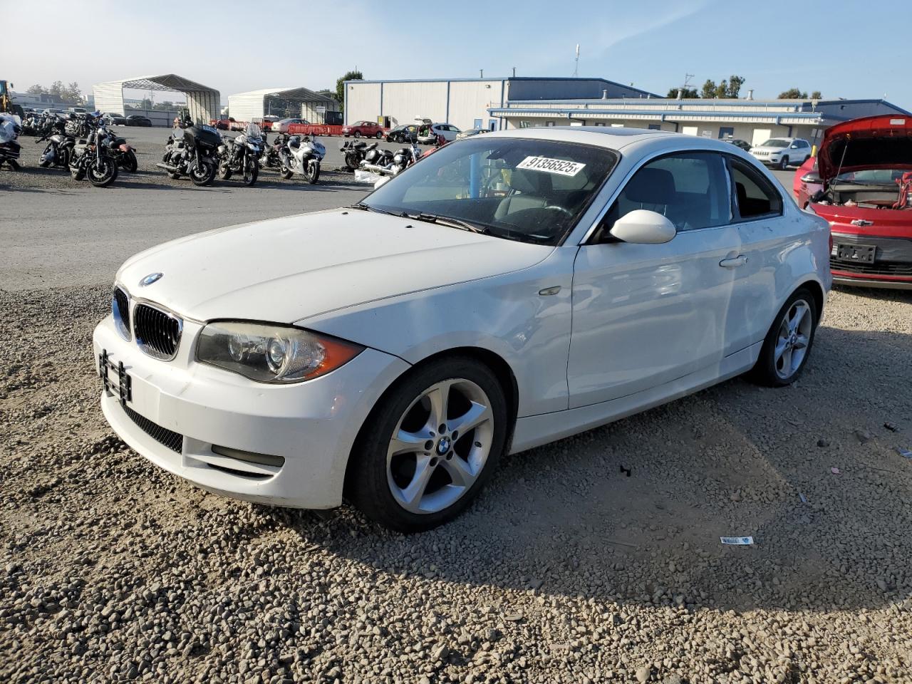 2009 Bmw 128 I Белый vin: WBAUP93569VF49274