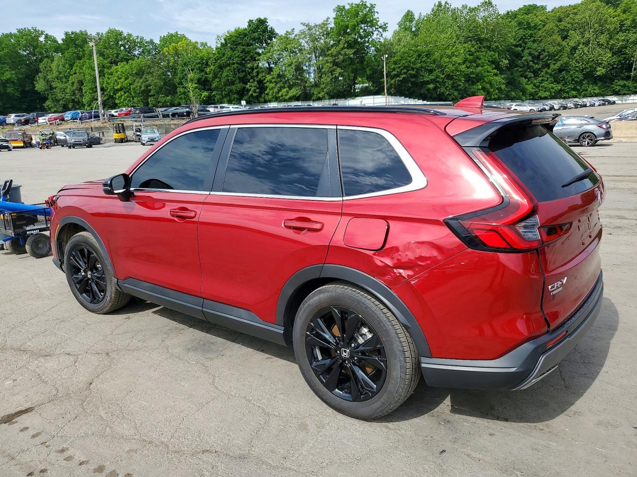 2023 Honda Cr-v Sport Touring Red vin: 5J6RS6H91PL009963