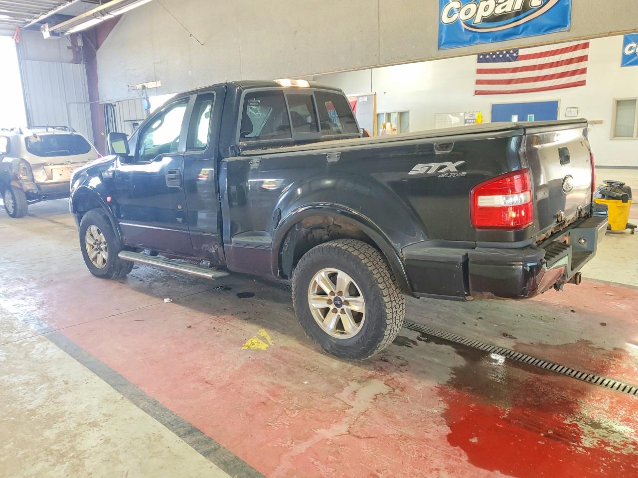 2007 Ford F150 Black vin: 1FTRF04WX7KC21401