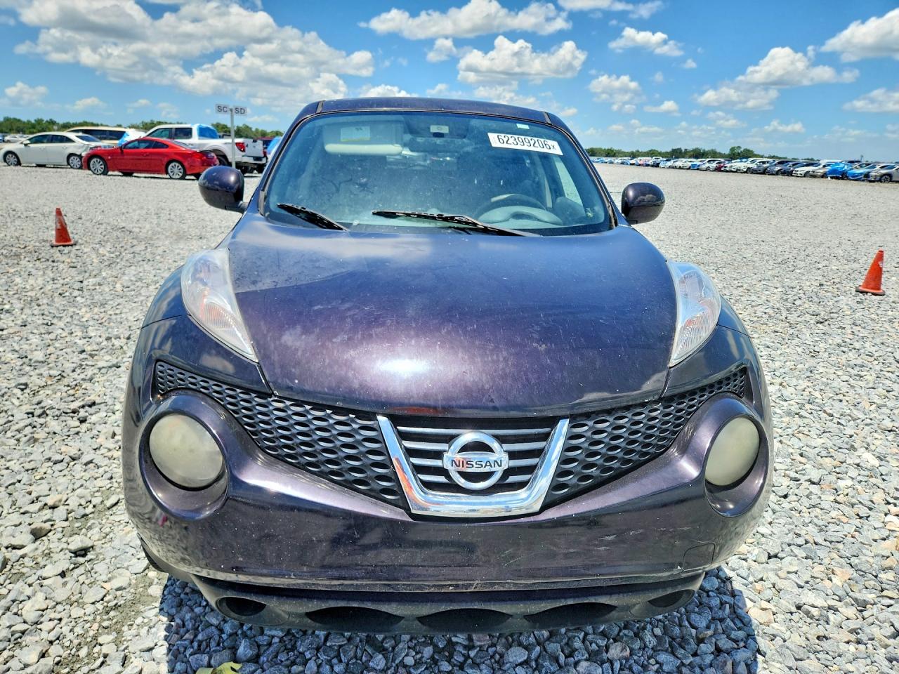 2014 Nissan Juke Sv Purple vin: JN8AF5MRXET352263