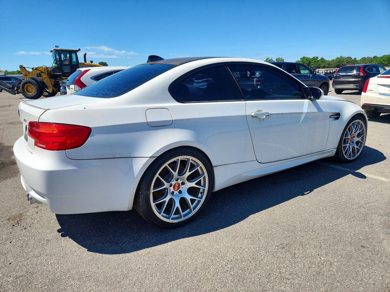 2008 Bmw M3 White vin: WBSWD93538PY42322