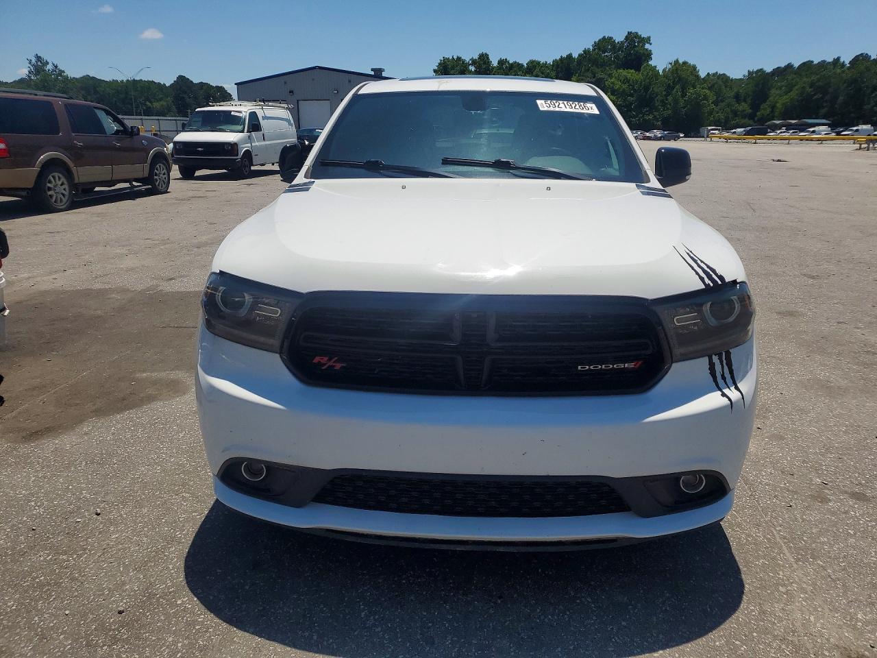 2015 Dodge Durango R/t White vin: 1C4SDHCT6FC834055