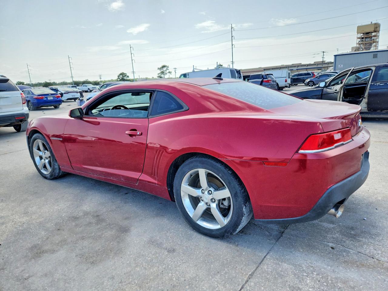 2015 Chevrolet Camaro Lt Red vin: 2G1FD1E30F9260820