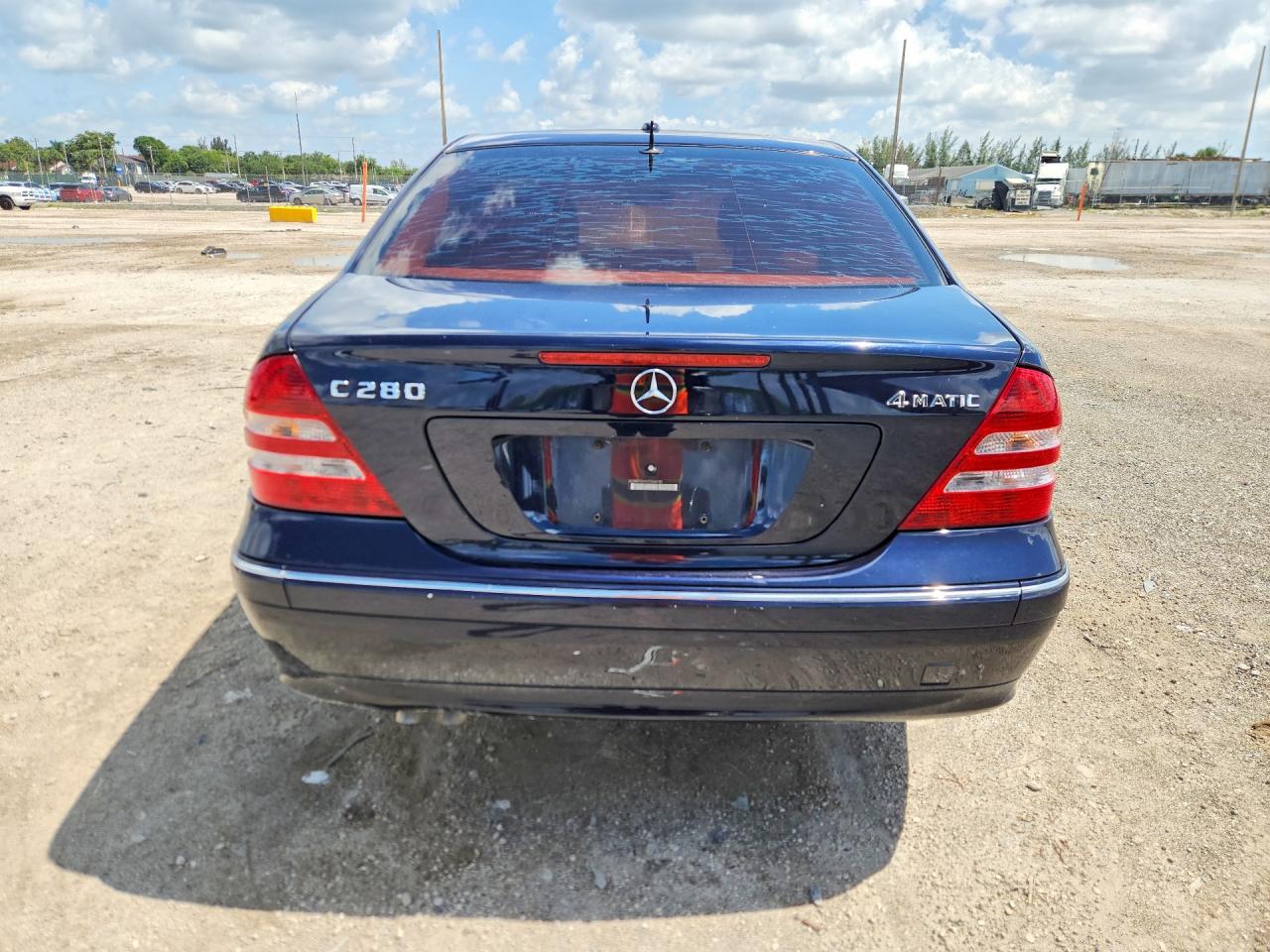 2007 Mercedes-benz C 280 4matic Blue vin: WDBRF92H07F868180