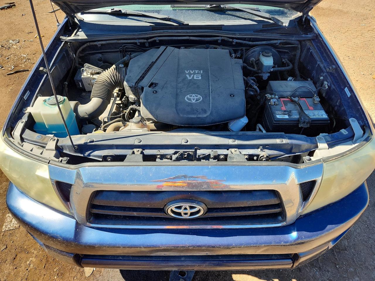 2007 Toyota Tacoma Double Cab Blue vin: 5TELU42N37Z403630