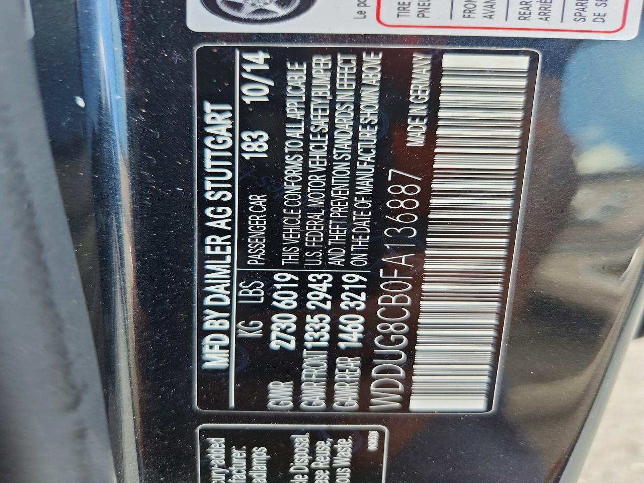 2015 Mercedes-benz S 550 Black vin: WDDUG8CB0FA136887