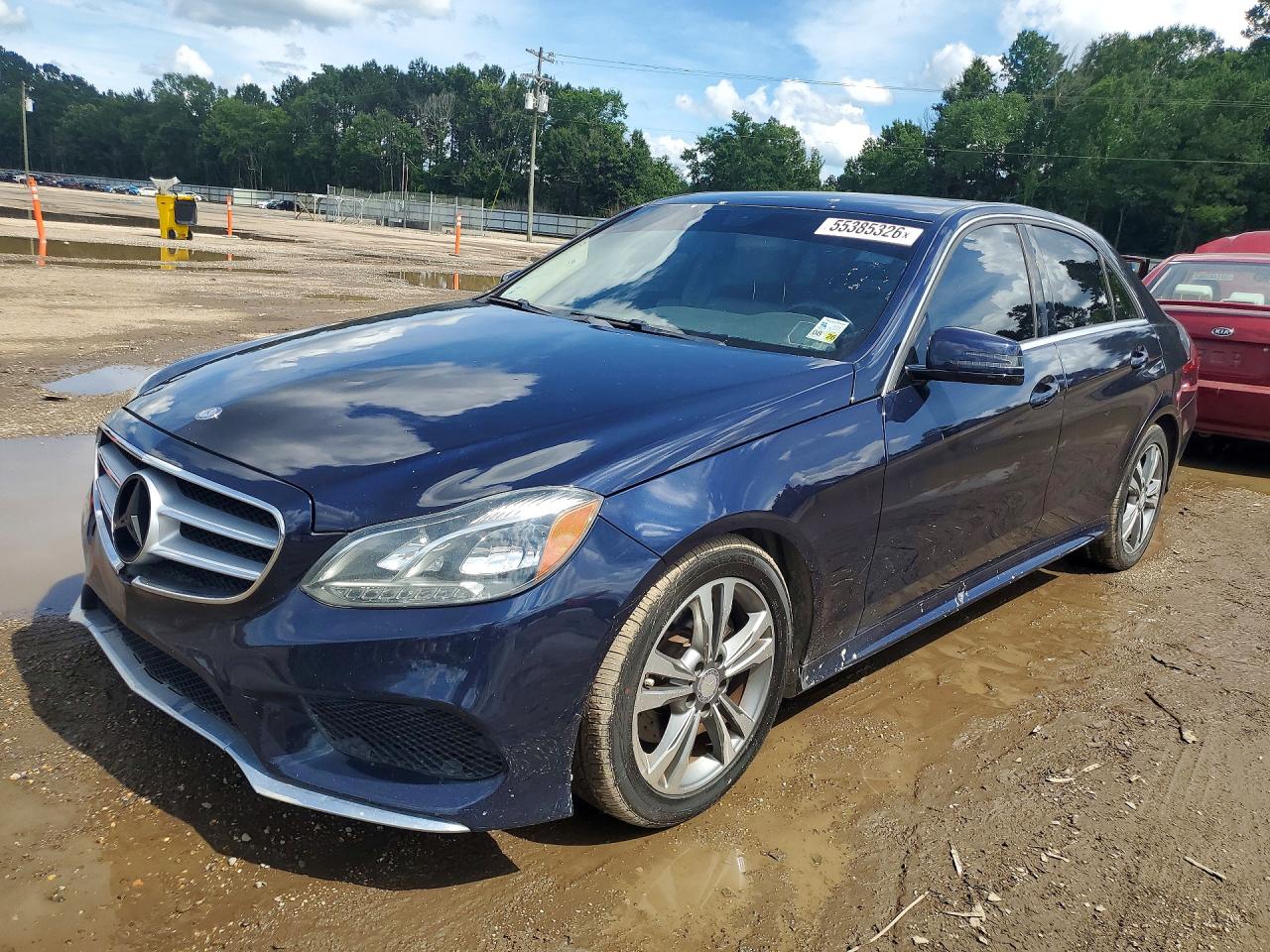 2016 Mercedes-benz E 350 Синий vin: WDDHF5KB7GB186024