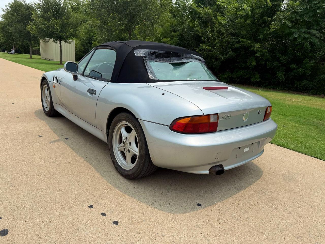 1997 Bmw Z3 Roadstr Silver vin: WBACH71070LA33590