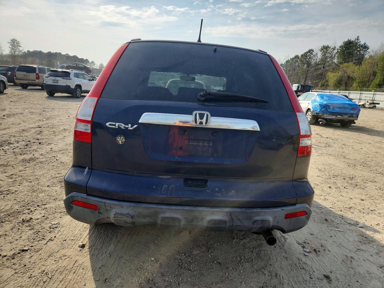 2008 Honda Cr-v Ex Blue vin: JHLRE38528C015462