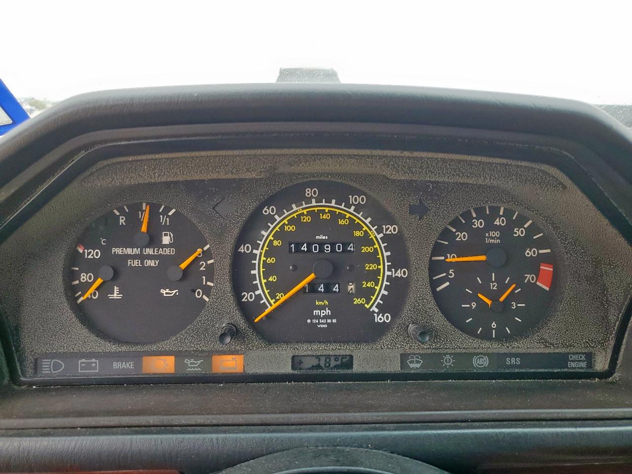 1994 Mercedes-benz E 320 Green vin: WDBEA32E0RC093755