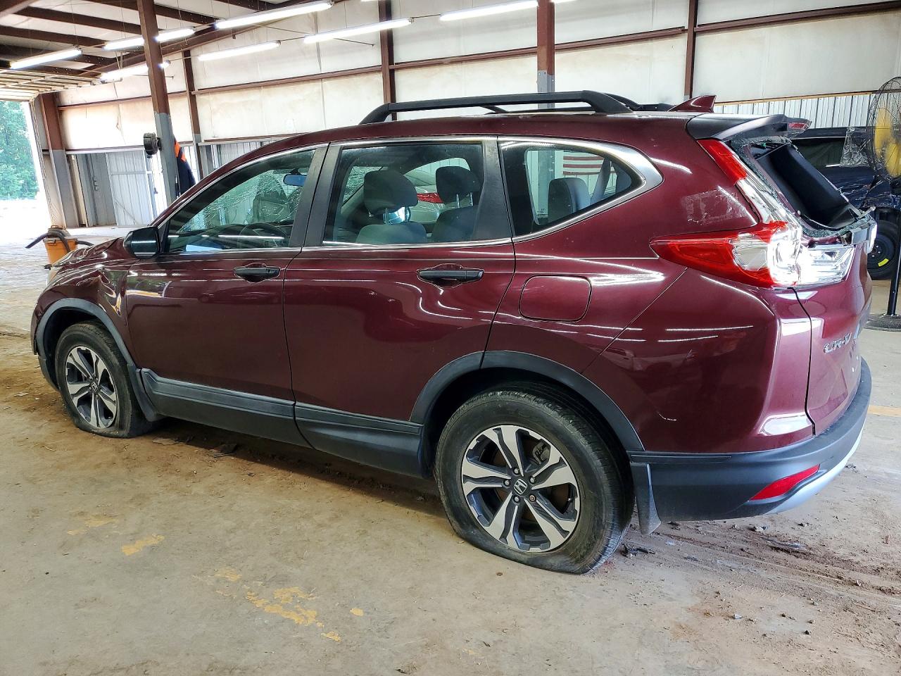 2017 Honda Cr-v Lx Burgundy vin: 2HKRW6H35HH224287