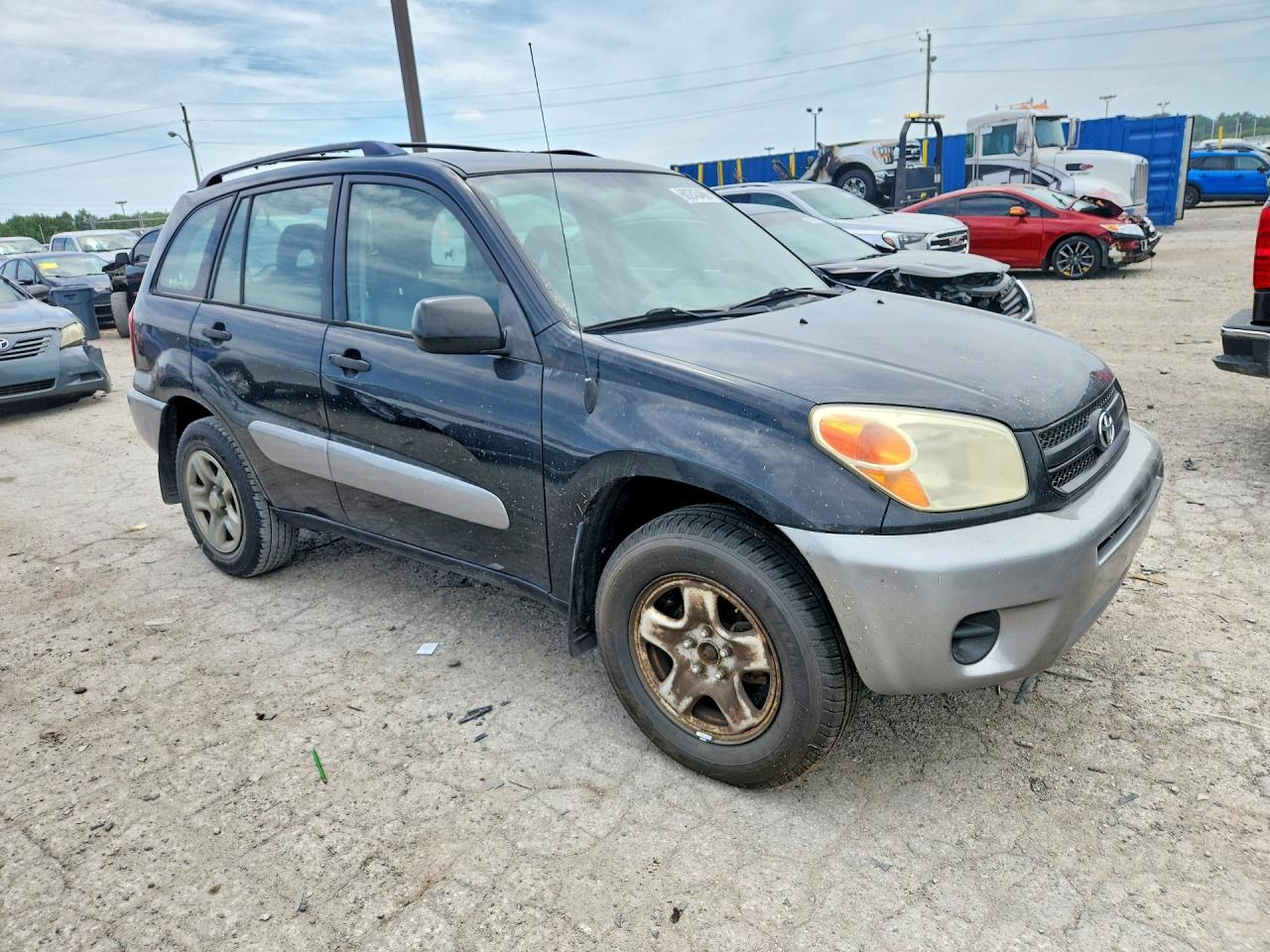 2005 Toyota Rav4 Base Black vin: JTEGD20V150092510