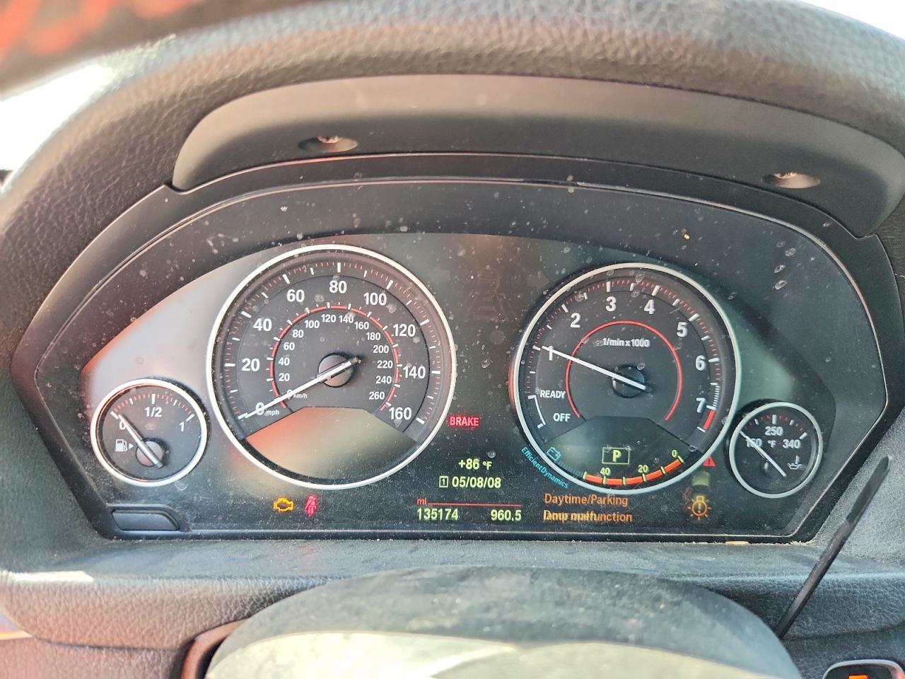 2015 Bmw 328 I Sulev Gray vin: WBA3C1C51FP853456