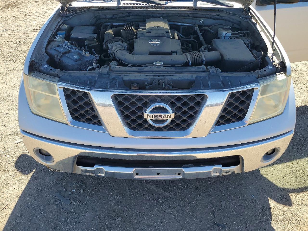 2005 Nissan Frontier Se Silver vin: 1N6AD06U05C424820