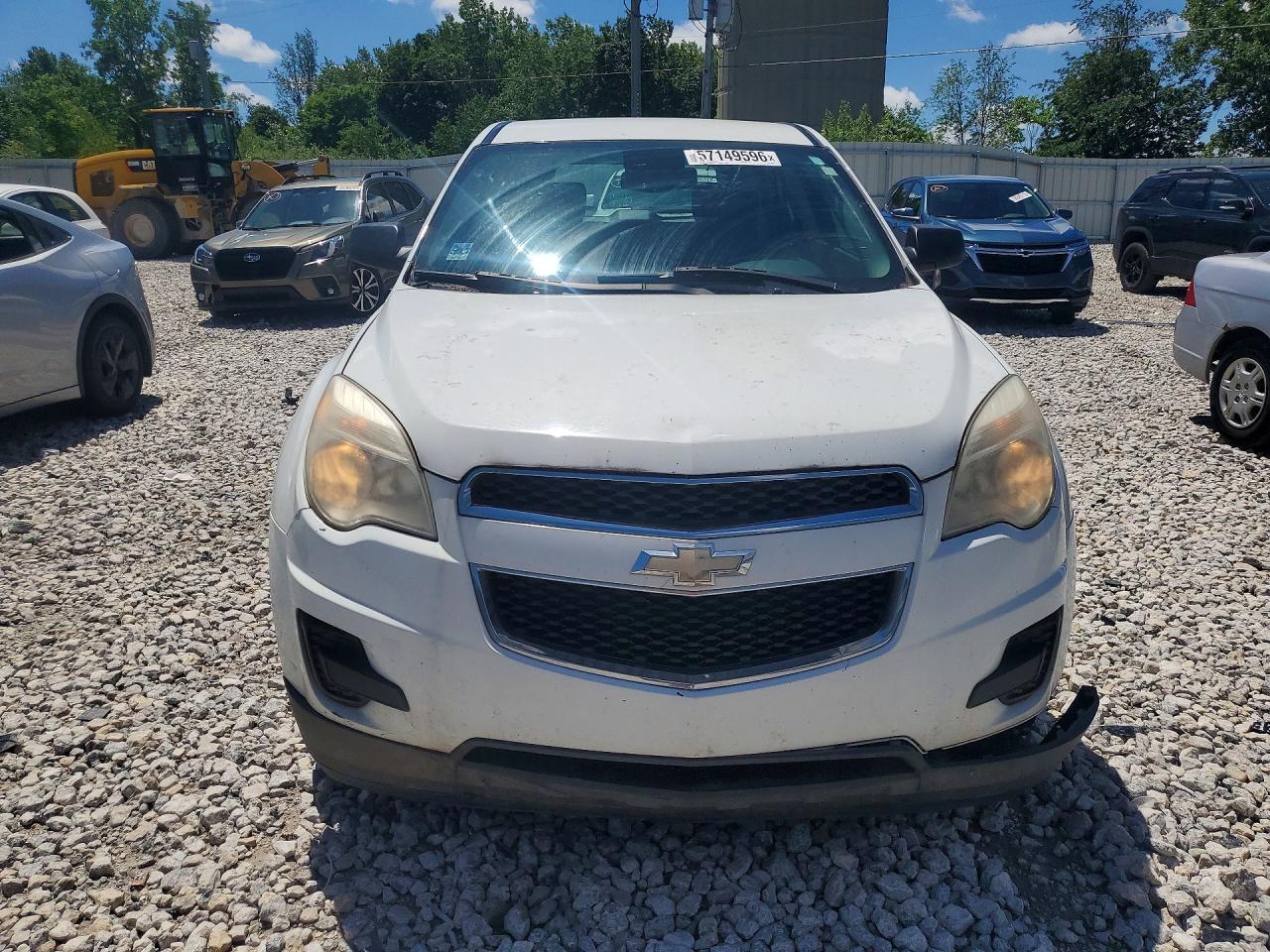 2014 Chevrolet Equinox Ls White vin: 2GNALAEK1E1141769