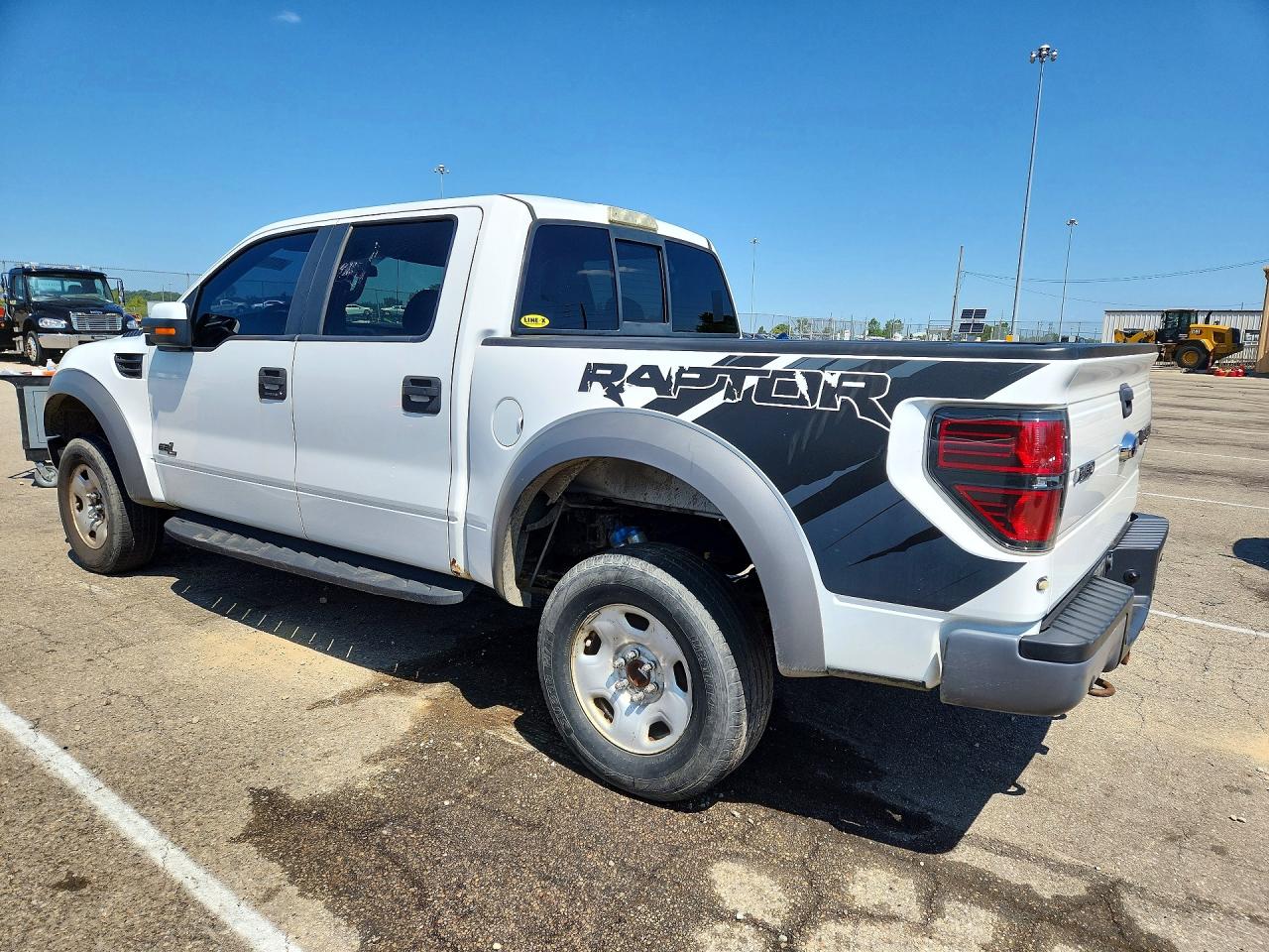 2014 Ford F150 Svt Raptor White vin: 1FTFW1R67EFC30130