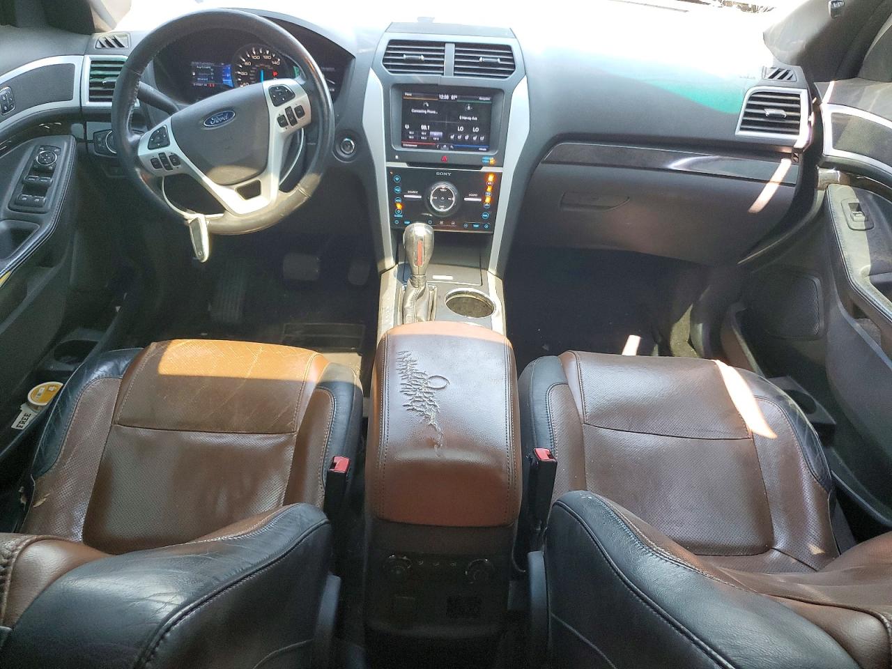 2013 Ford Explorer Limited White vin: 1FM5K7F86DGB19895