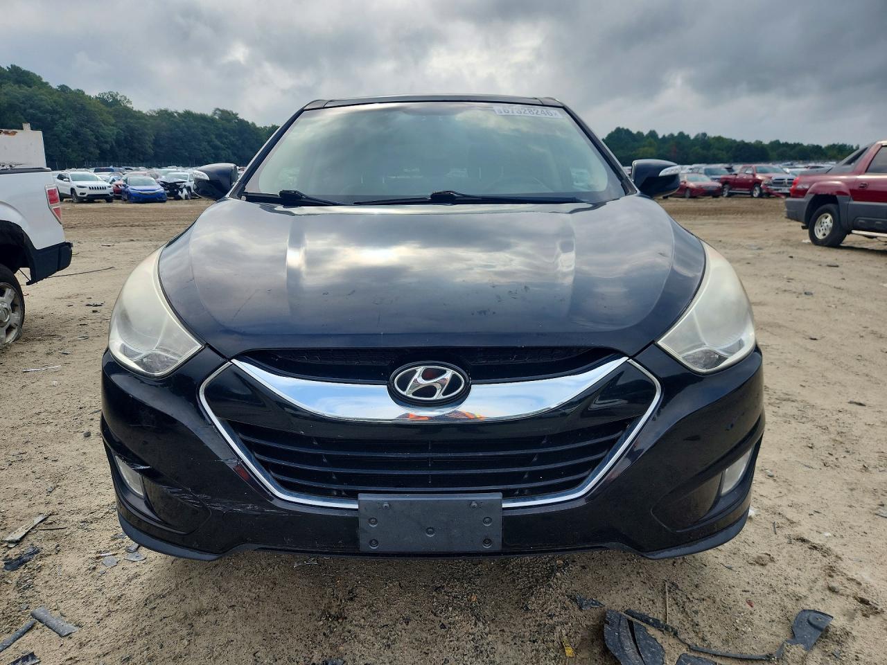 2013 Hyundai Tucson Limited Black vin: KM8JUCAC2DU726133