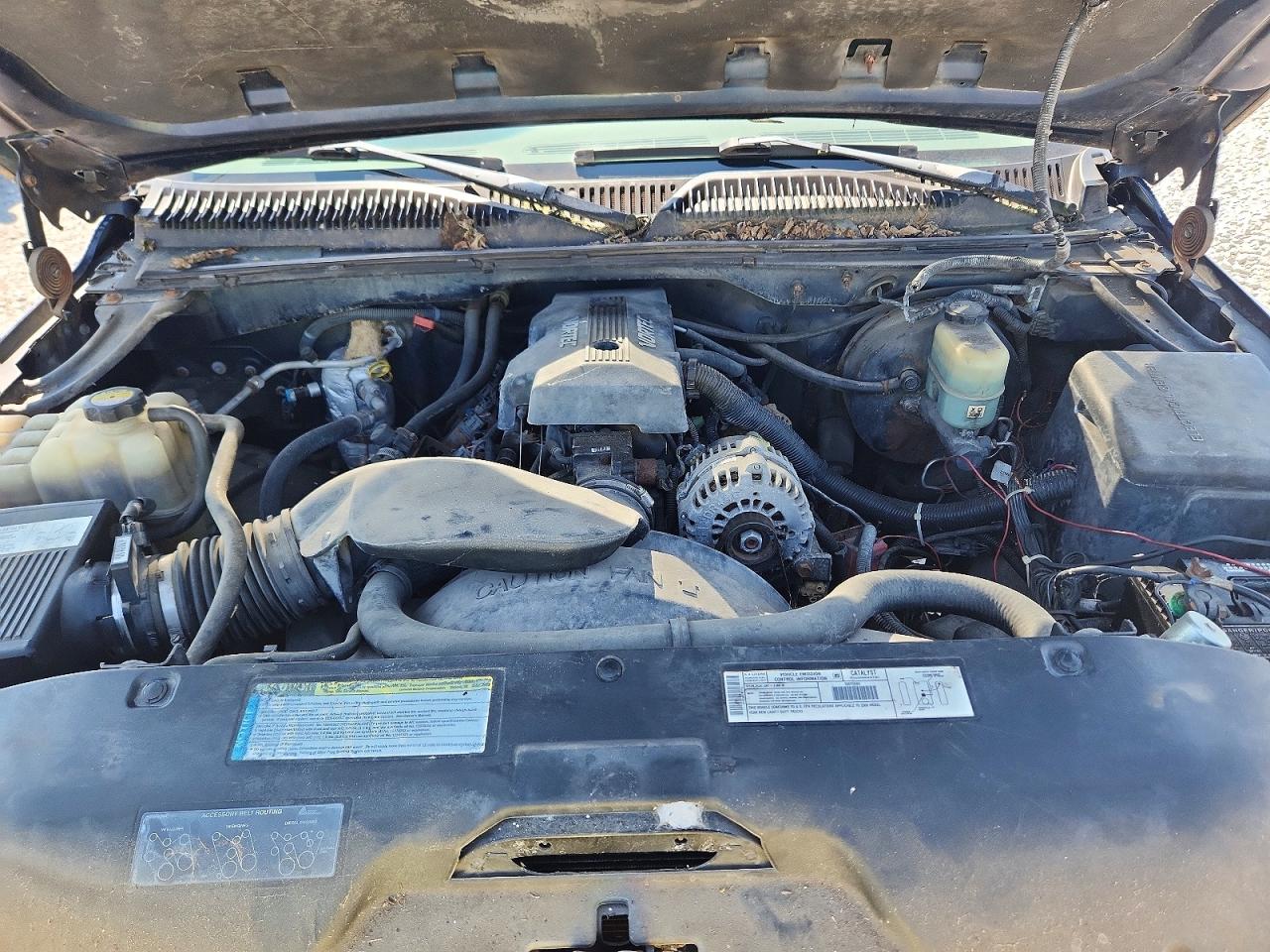 2000 Chevrolet Silverado K1500 Gray vin: 1GCEK19T5YE201975