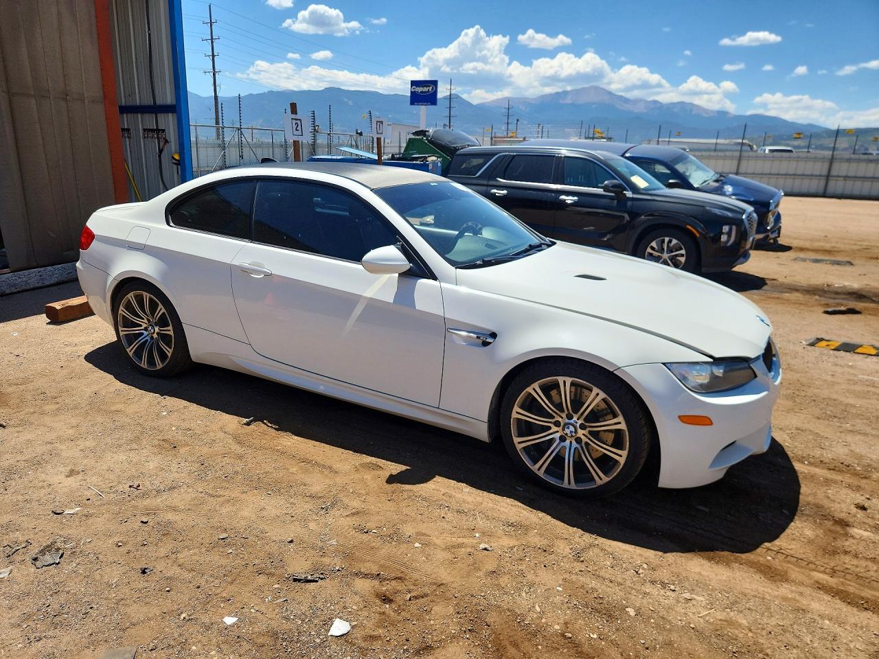 2013 Bmw M3 White vin: WBSKG9C53DJ593782