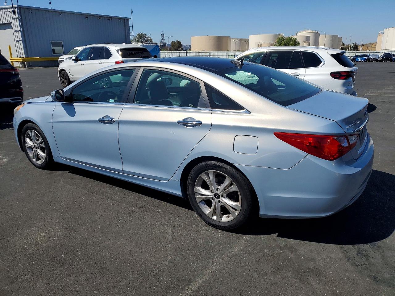 2013 Hyundai Sonata Limited Blue vin: 5NPEC4AC7DH613643