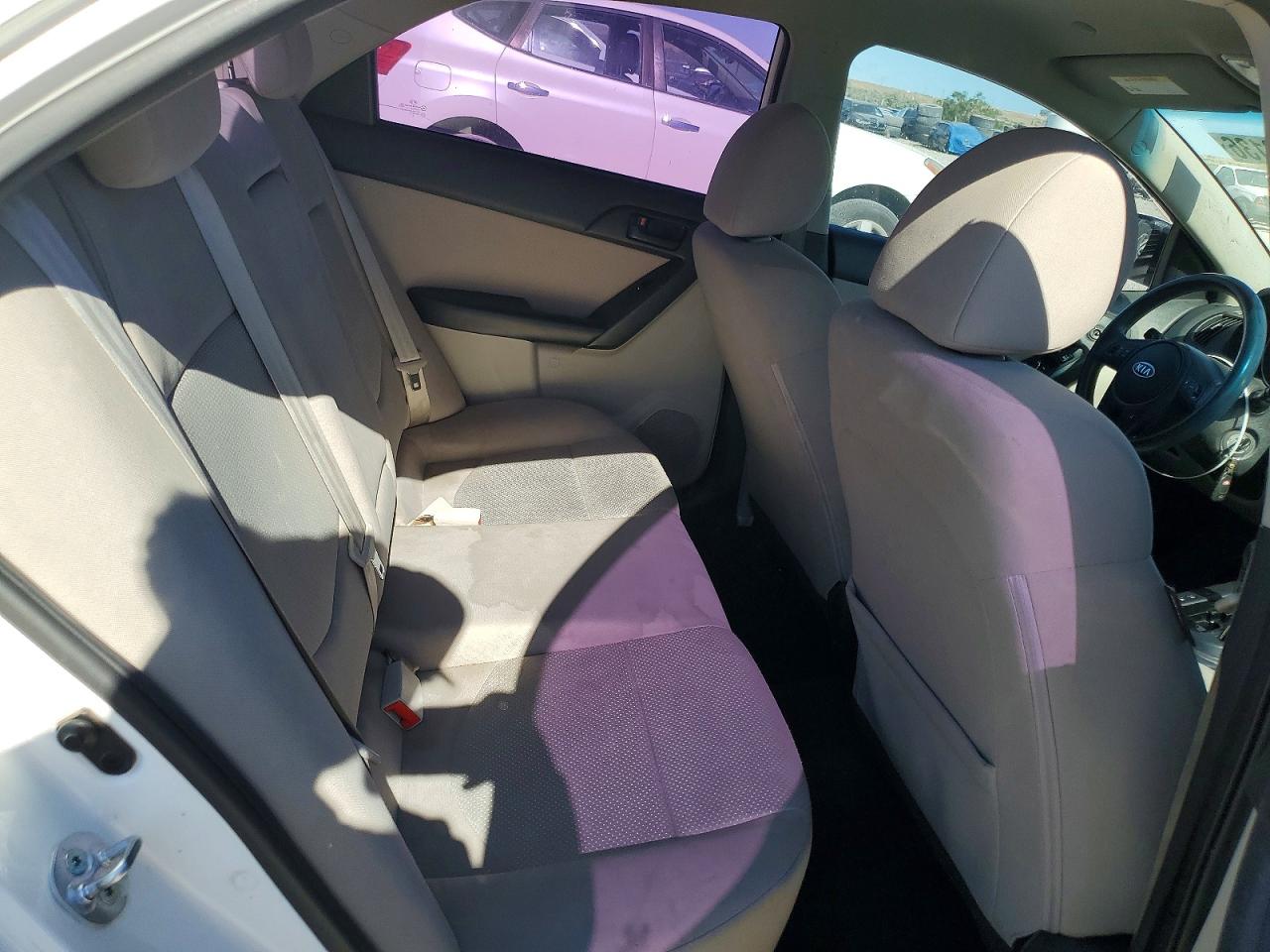 2010 Kia Forte Ex White vin: KNAFU4A28A5857531