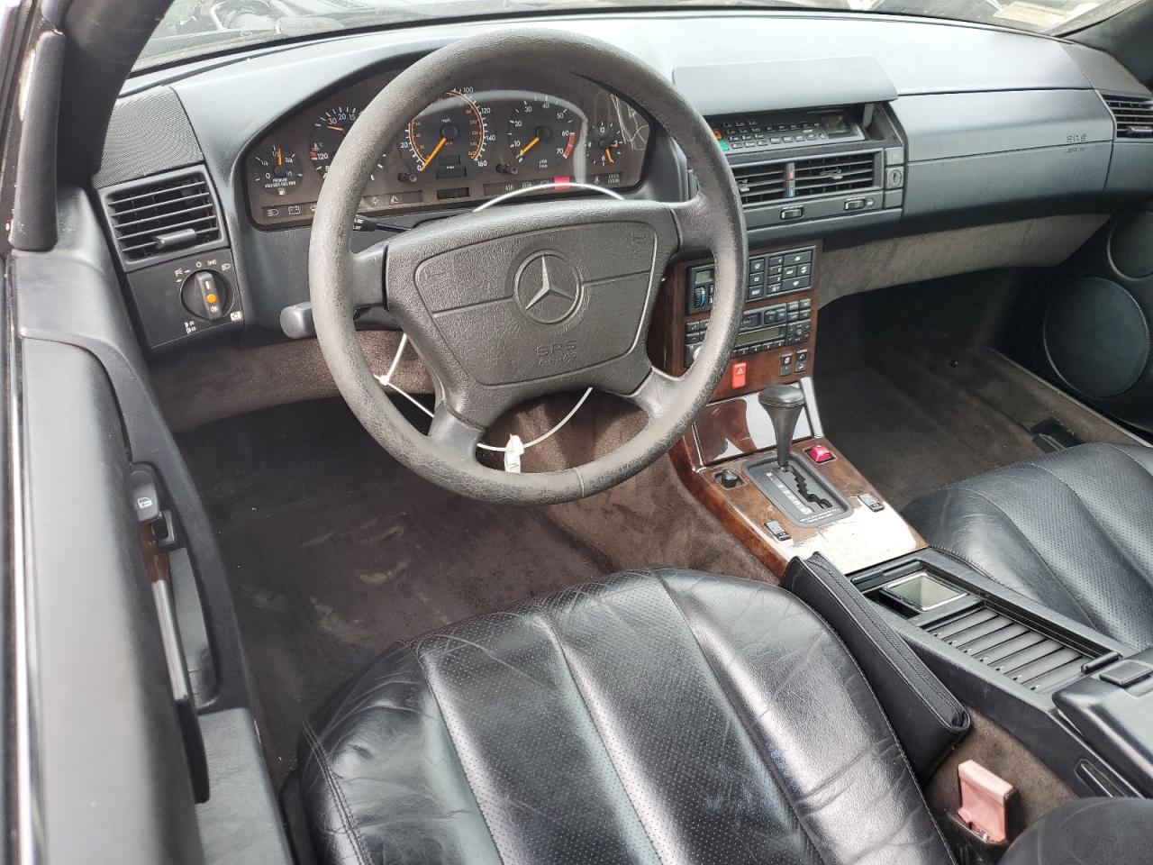 1994 Mercedes-benz Sl 500 Black vin: WDBFA67E1RF102542